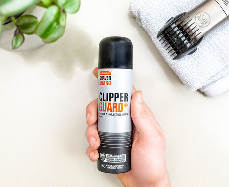Clipper Guard+™ - Sanitise and lubricate your Clippers